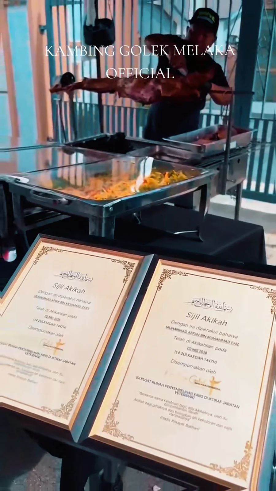 Detik Kambing Golek Siap Dihidang